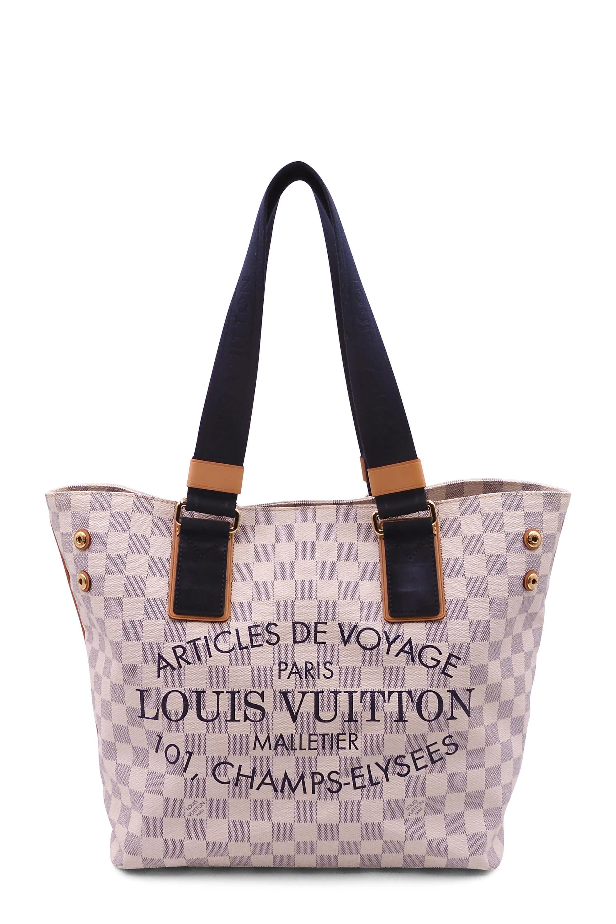 Articles de Voyage Cabas PM, Used & Preloved Louis Vuitton Tote Bag, LXR  USA, White