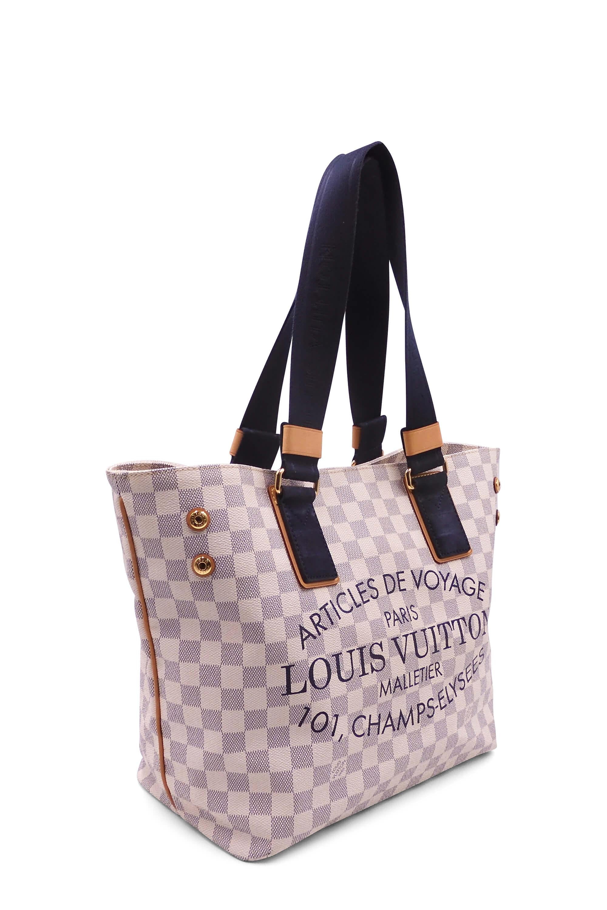 Louis Vuitton Azur Cabas Articles De Voyage Adventure MM Tote Bag – The  Closet