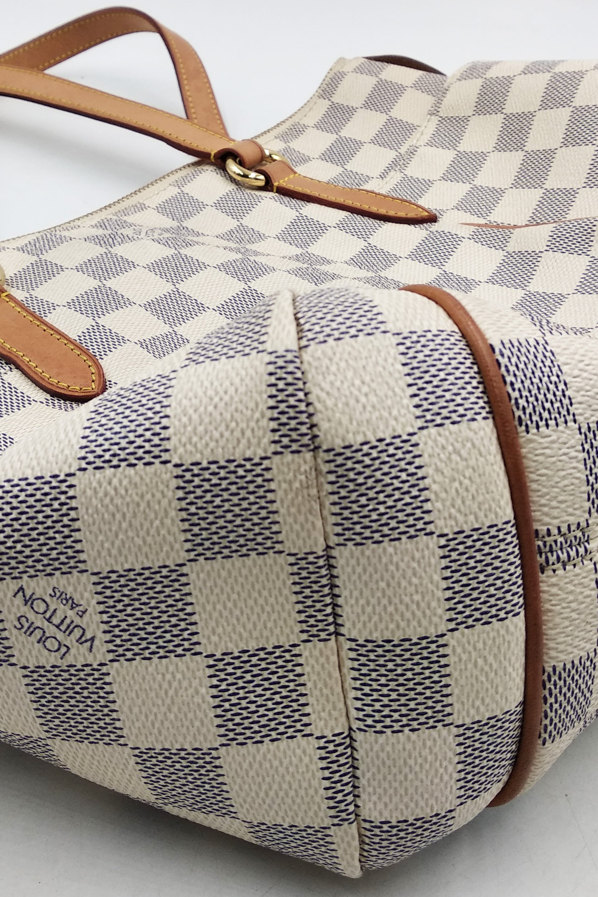 Louis Vuitton Damier Azur Totally PM Tote Bag 83lk67s For Sale at