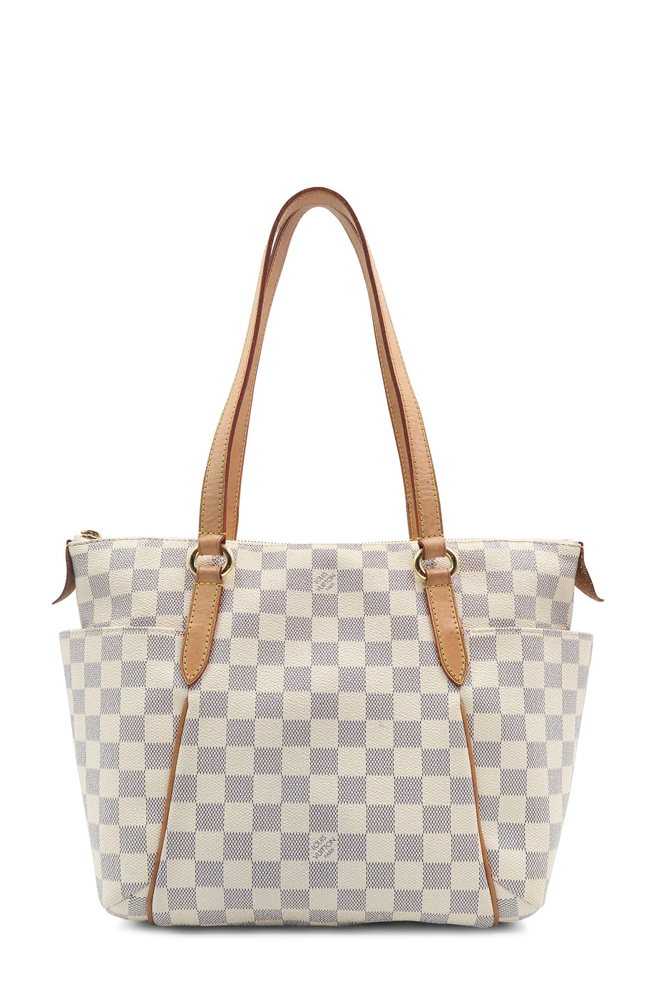 LOUIS VUITTON Totally PM Damier Azur Shoulder Bag White - 10% Off