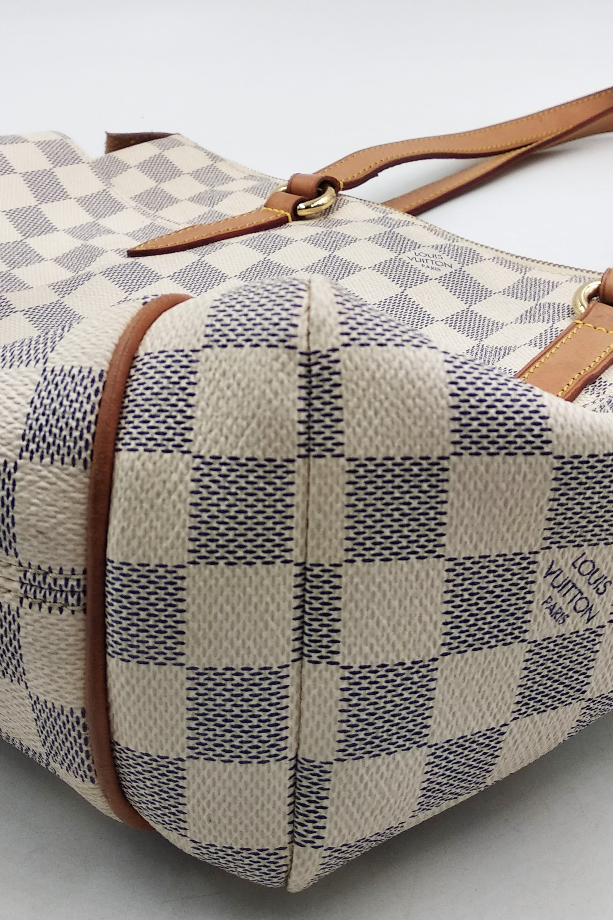 Louis Vuitton Damier Azur Totally PM Tote Bag 83lk67s For Sale at 1stDibs