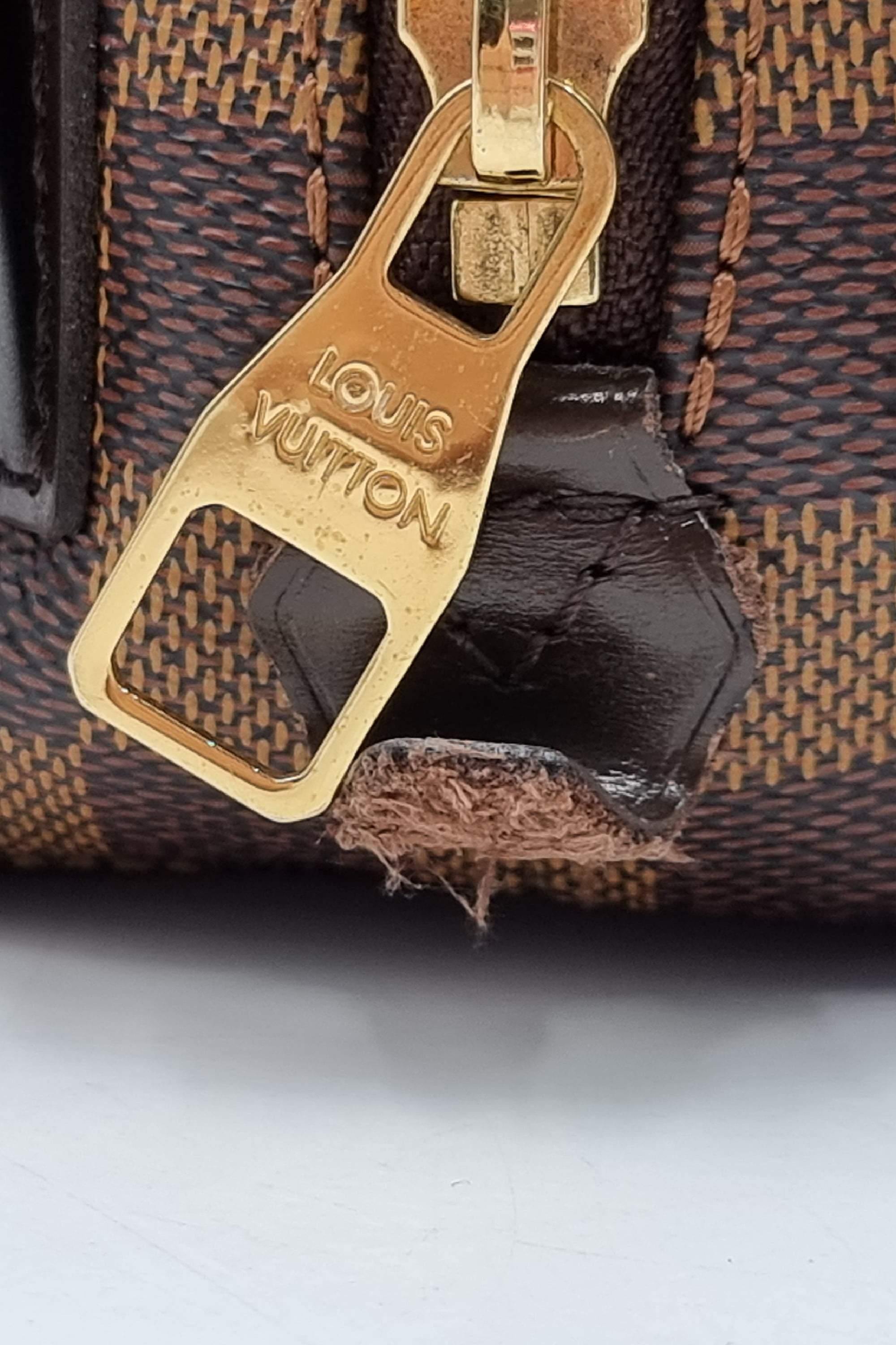 Louis Vuitton // 2012 Brown Damier Ebene Cabas Rivington Tote – VSP  Consignment