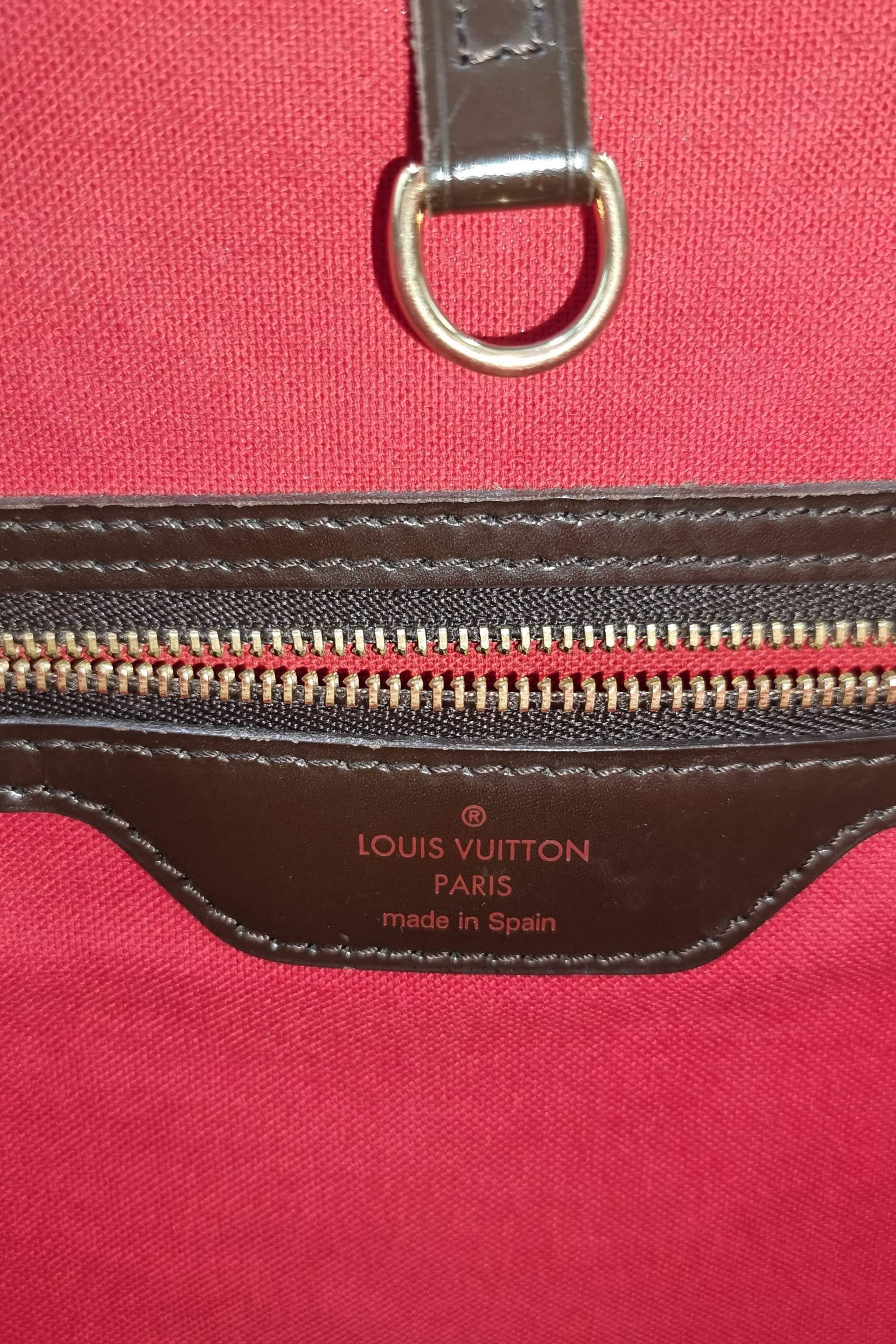 Rivington cloth handbag Louis Vuitton Brown in Cloth - 32678201
