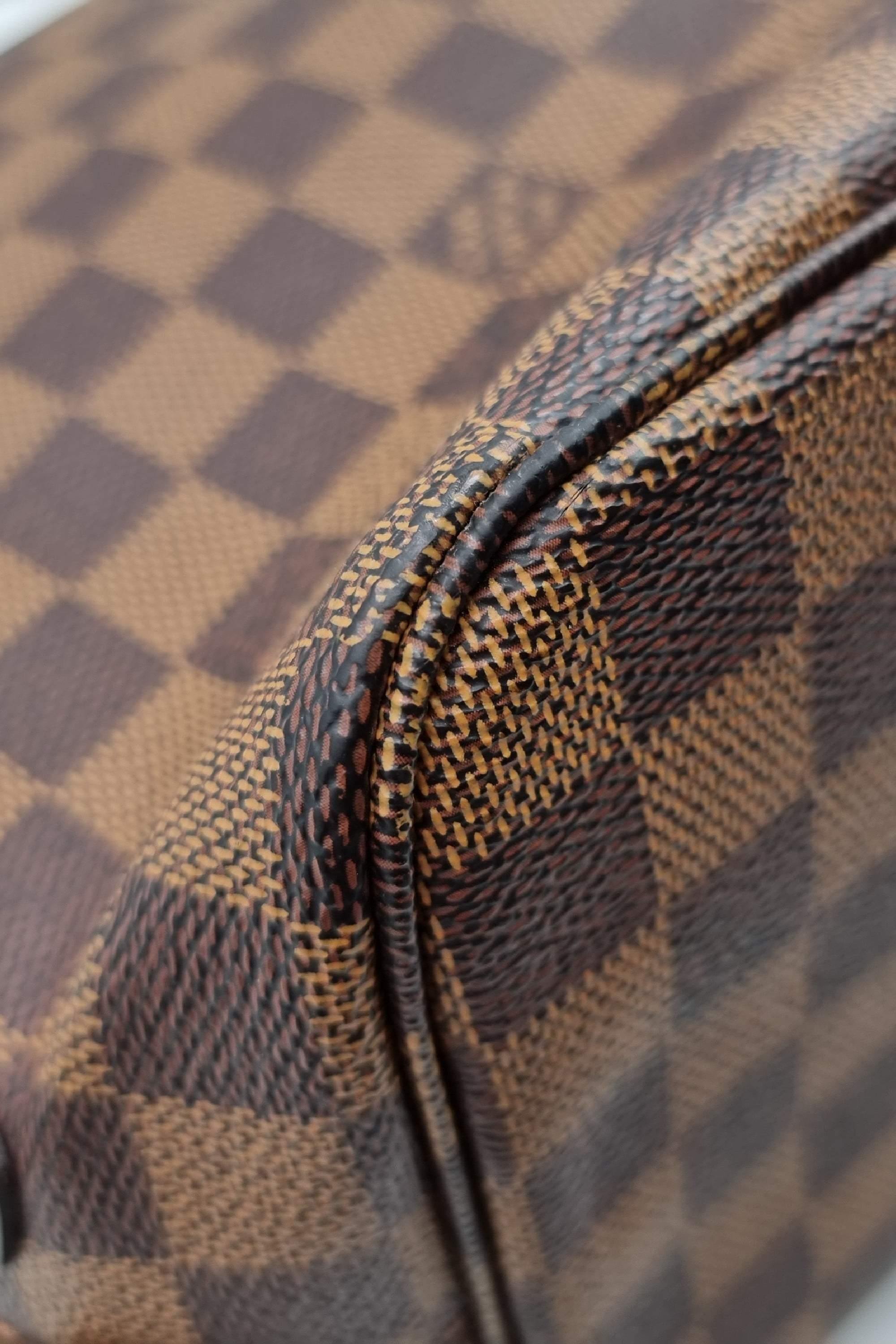 Louis Vuitton Brown Damier Ebene Cabas Rivington Cloth ref.623549 - Joli  Closet