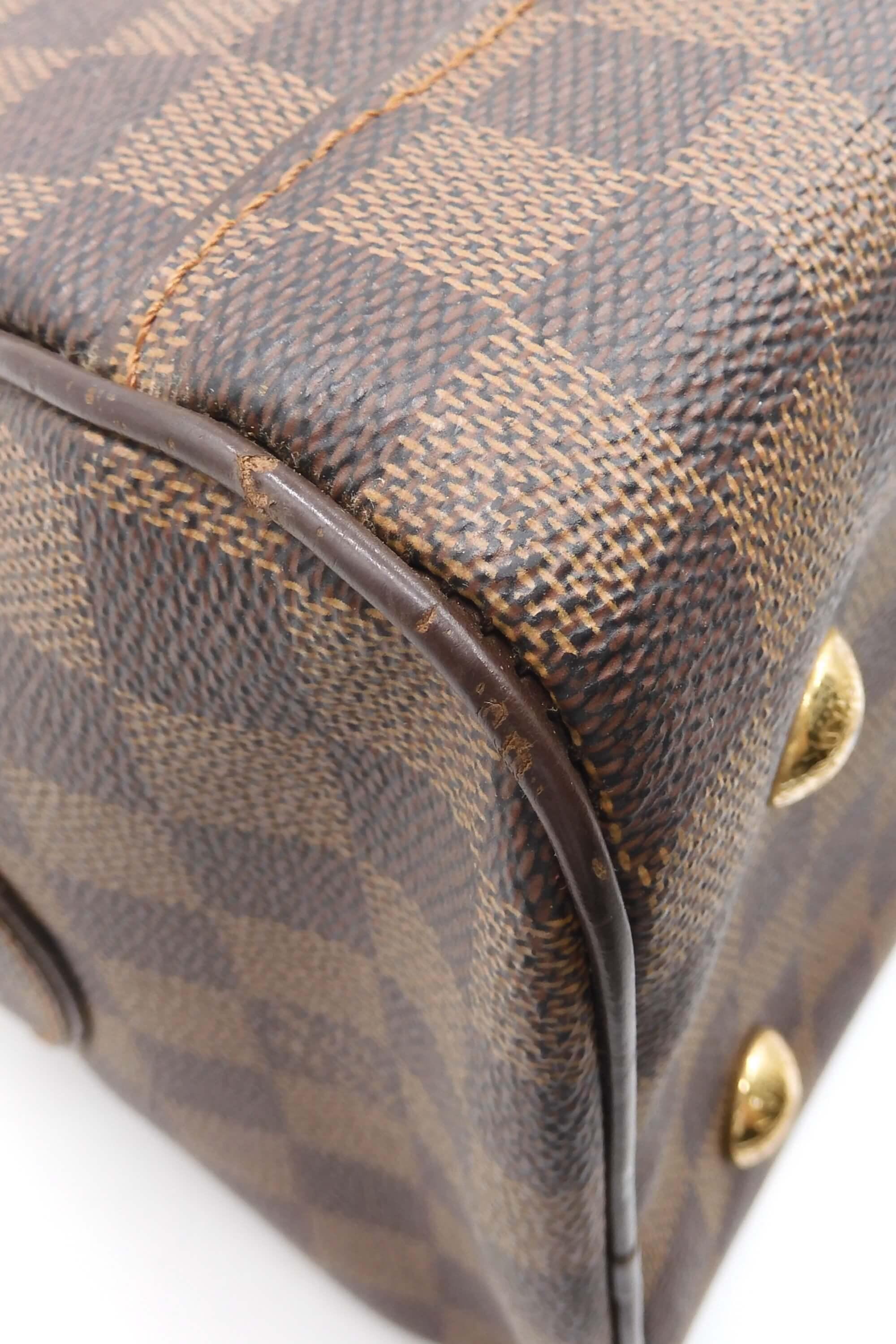 Louis Vuitton Duomo Damier Ebene Shoulder Bag Used (6621)