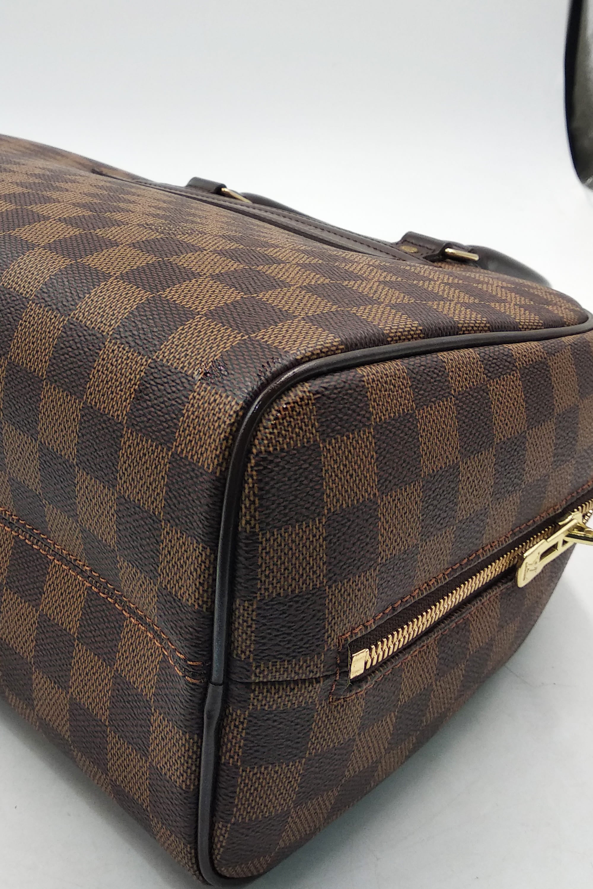 Louis Vuitton Thames shoulder bag damier ebene Brown Light brown Dark brown  Leather Cloth ref.787604 - Joli Closet