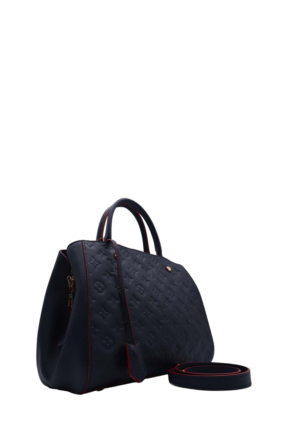 Louis Vuitton Marine Rouge Empreinte Montaigne Handbag