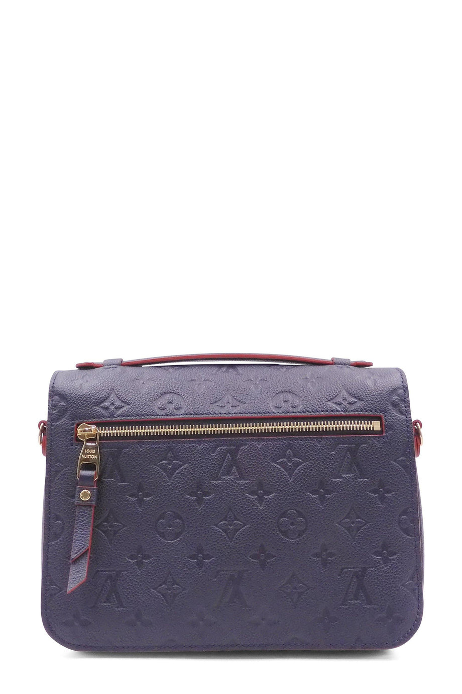 Louis Vuitton Marine Rouge Monogram Empreinte Pochette Metis Bag