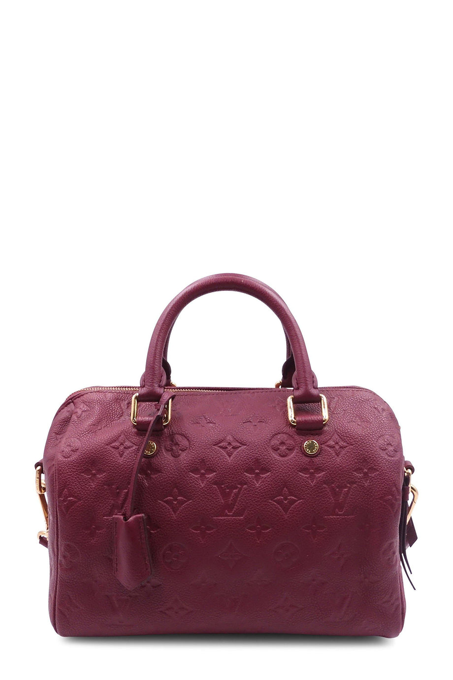 Buy Authentic, Preloved Louis Vuitton Empreinte Speedy 25 Maroon Bags from  Second Edit by Style Theory