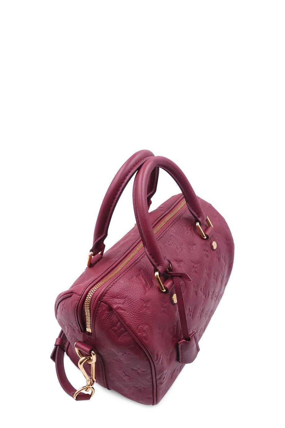 Buy Authentic, Preloved Louis Vuitton Empreinte Speedy 25 Maroon Bags from  Second Edit by Style Theory