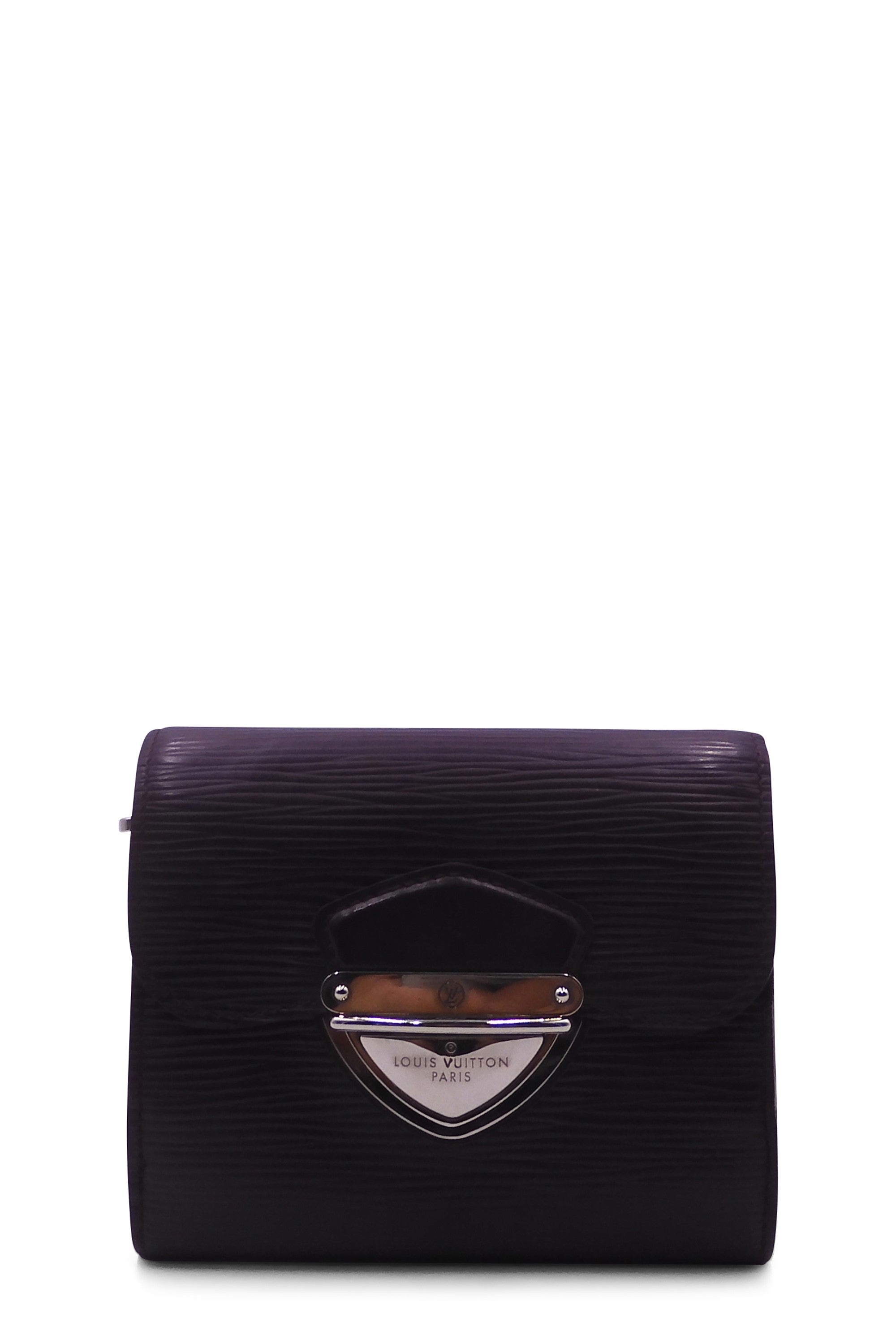 Louis Vuitton Wallet Joey Purple Epi Leather Trifold Wallet Mini