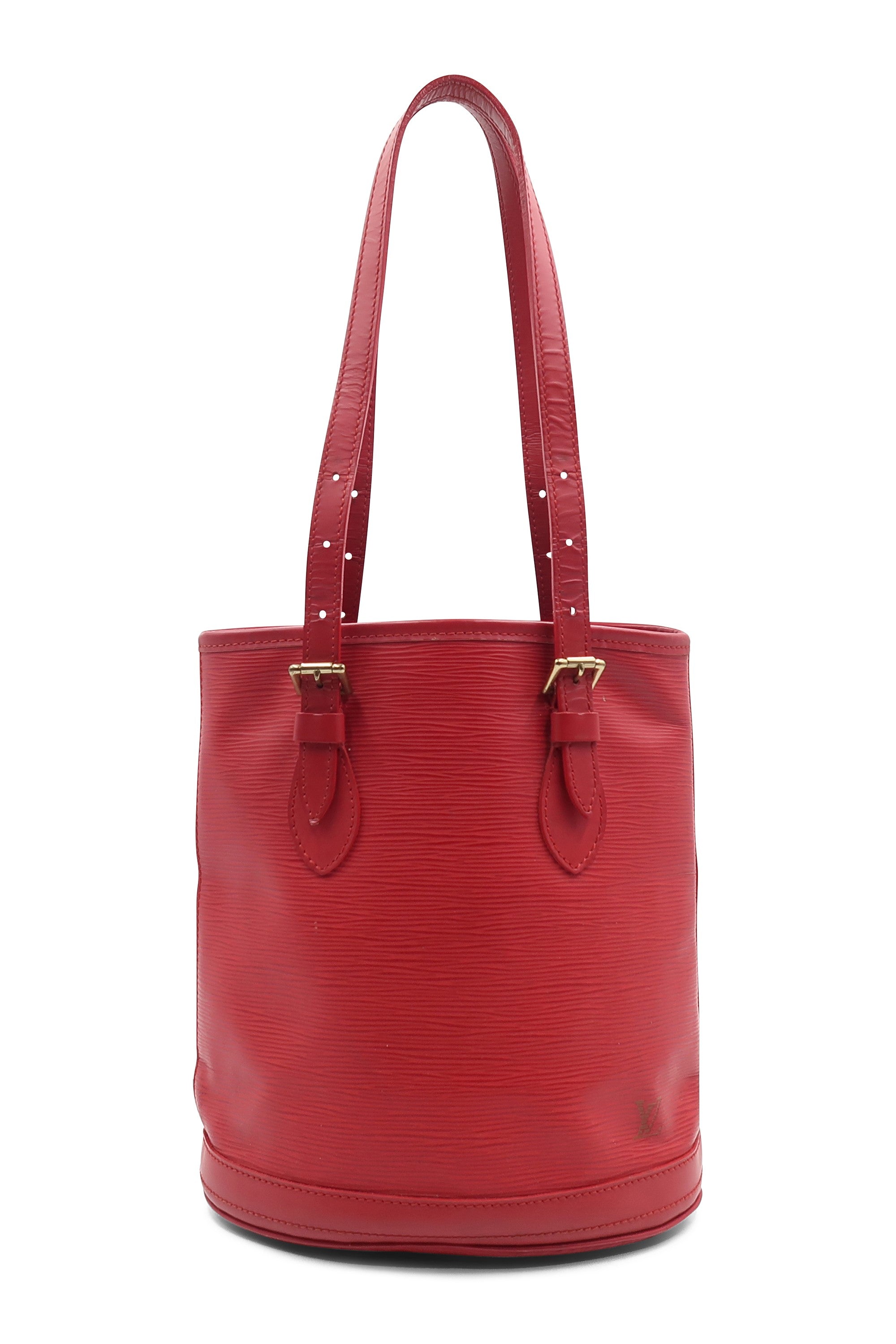 Buy Authentic, Preloved Louis Vuitton Epi Petit Bucket Tote Red Bags from  Second Edit by Style Theory