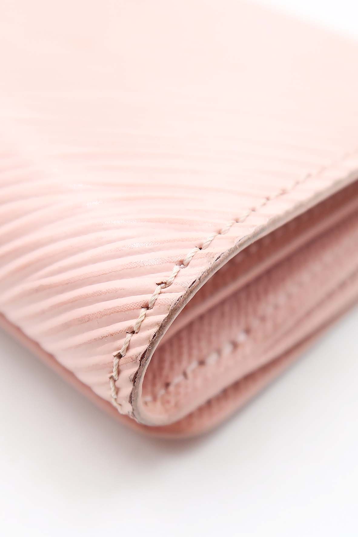 Epi Twist Compact Wallet Pink – Second Edit