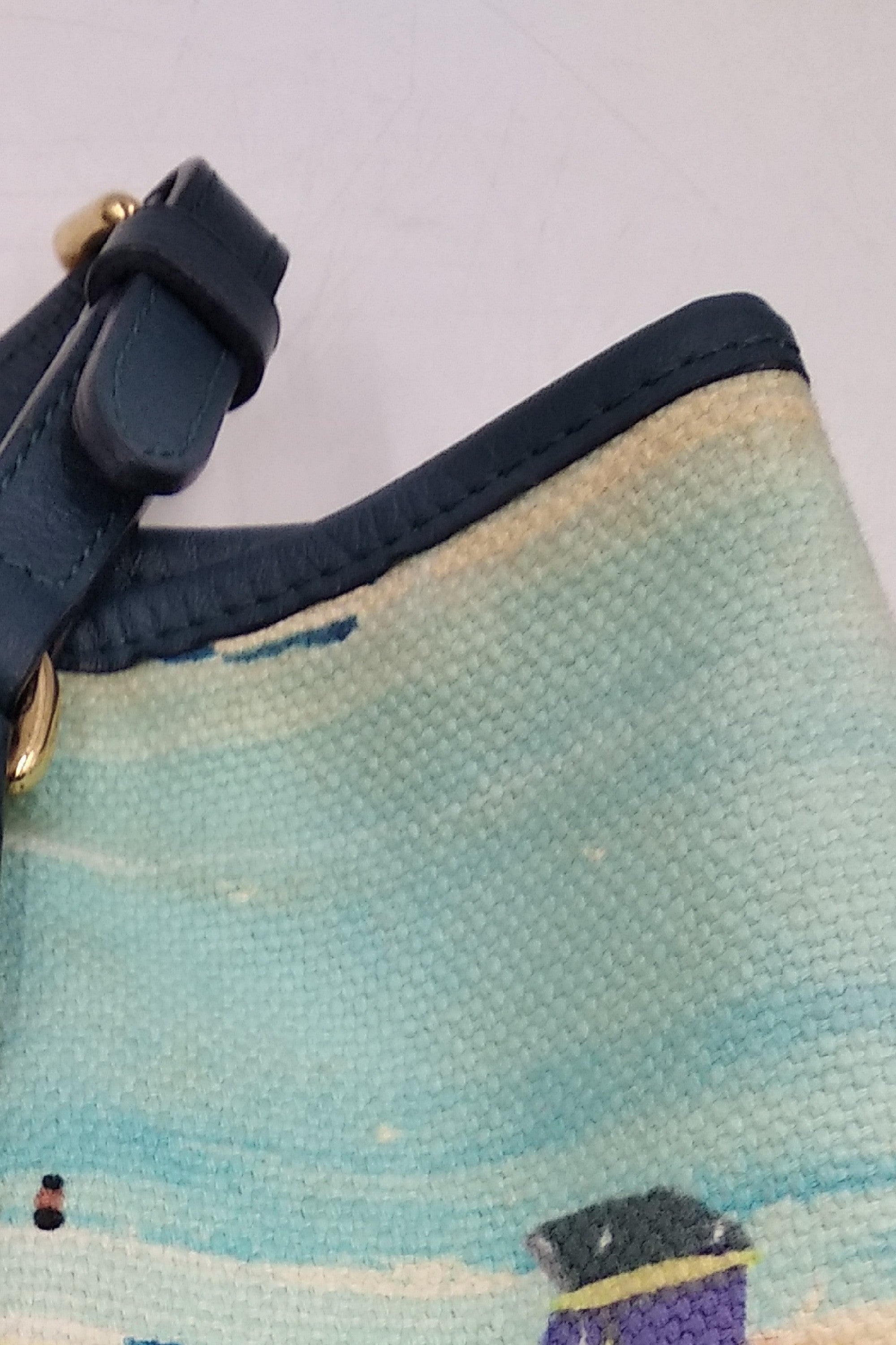 Louis Vuitton Cabas Ailleurs Escale Pm Tote 866948 Blue Canvas Shoulder Bag