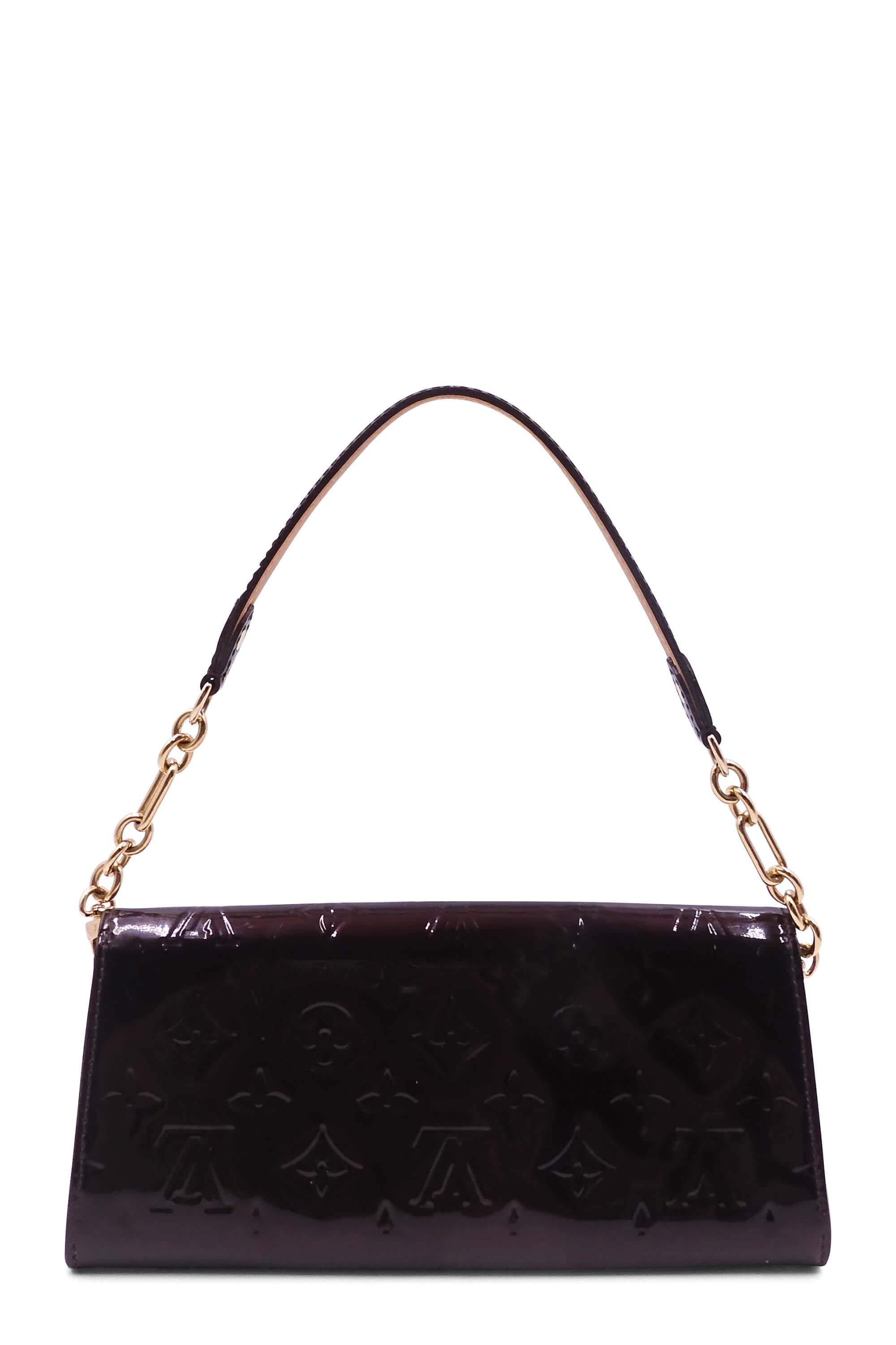 Louis Vuitton Amarante Monogram Vernis Sunset Boulevard Chain Bag