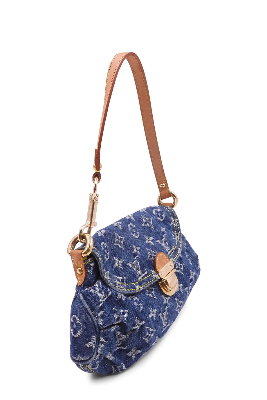 Louis Vuitton Monogram Denim Mini Pleaty - Blue Shoulder Bags, Handbags -  LOU472389