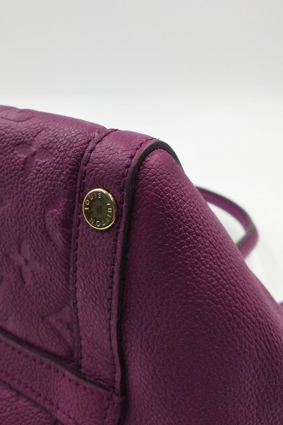 Buy Authentic, Preloved Louis Vuitton Monogram Empreinte Marais MM  Amethyste Bags from Second Edit by Style Theory
