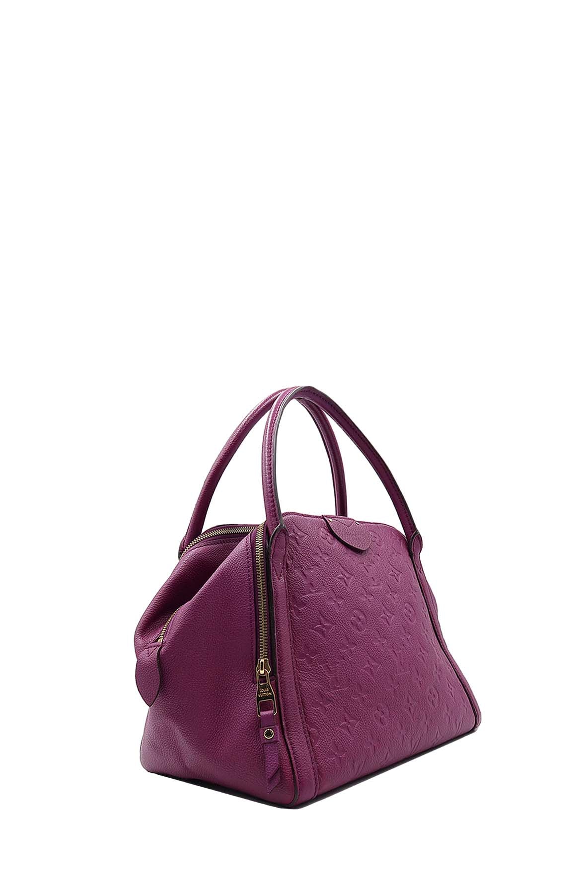 Louis Vuitton Marais Handbag Monogram Empreinte Leather mm Purple