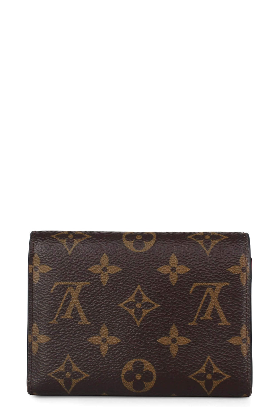 Louis Vuitton Monogram Flower Compact Wallet Brown Pre-Owned