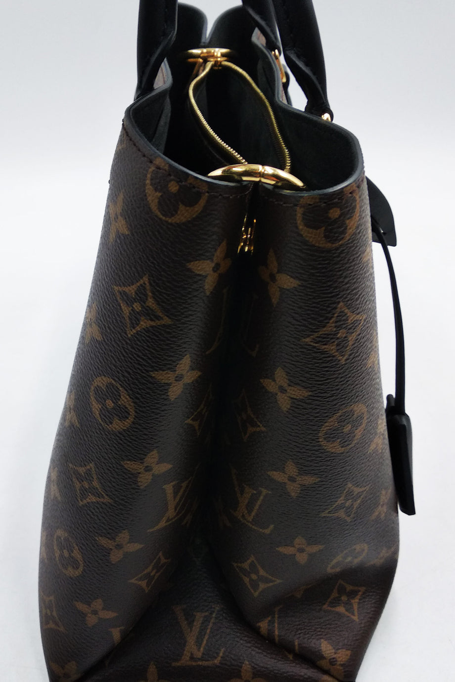 Louis Vuitton Brown Monogram Flower Tote Convertible Satchel Bag M43550