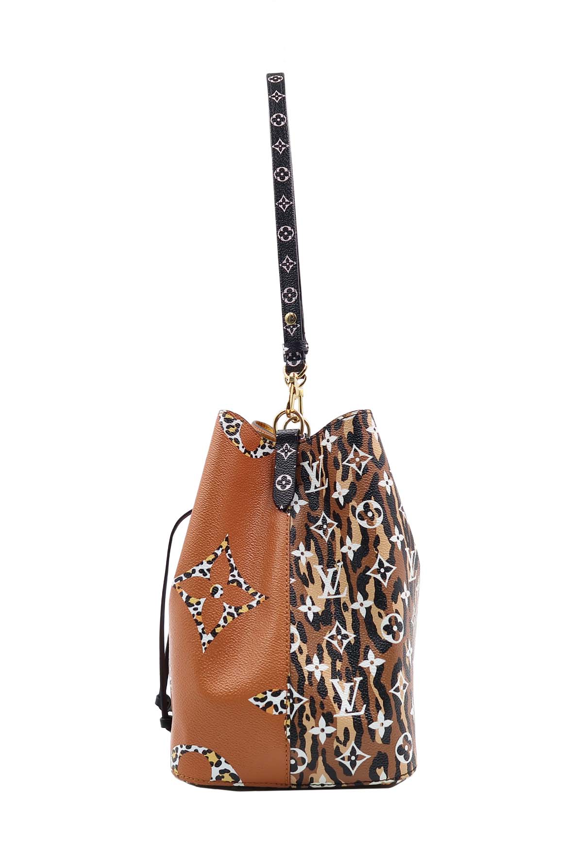 Louis Vuitton NeoNoe Handbag Limited Edition Jungle Monogram Giant Brown  65203216