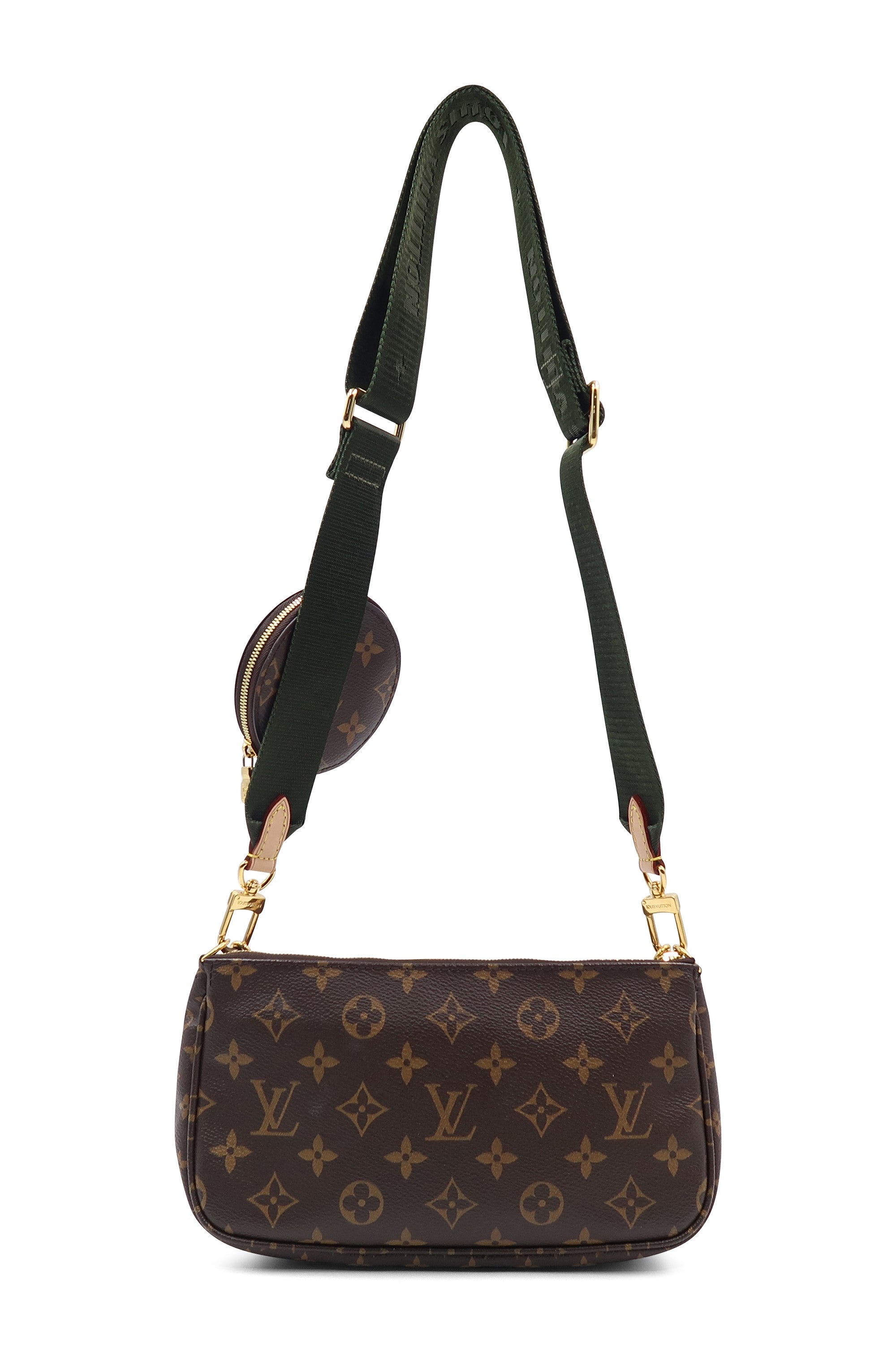 Louis Vuitton Monogram Reverse Trio Square Pouch - Brown Clutches, Handbags  - LOU571354