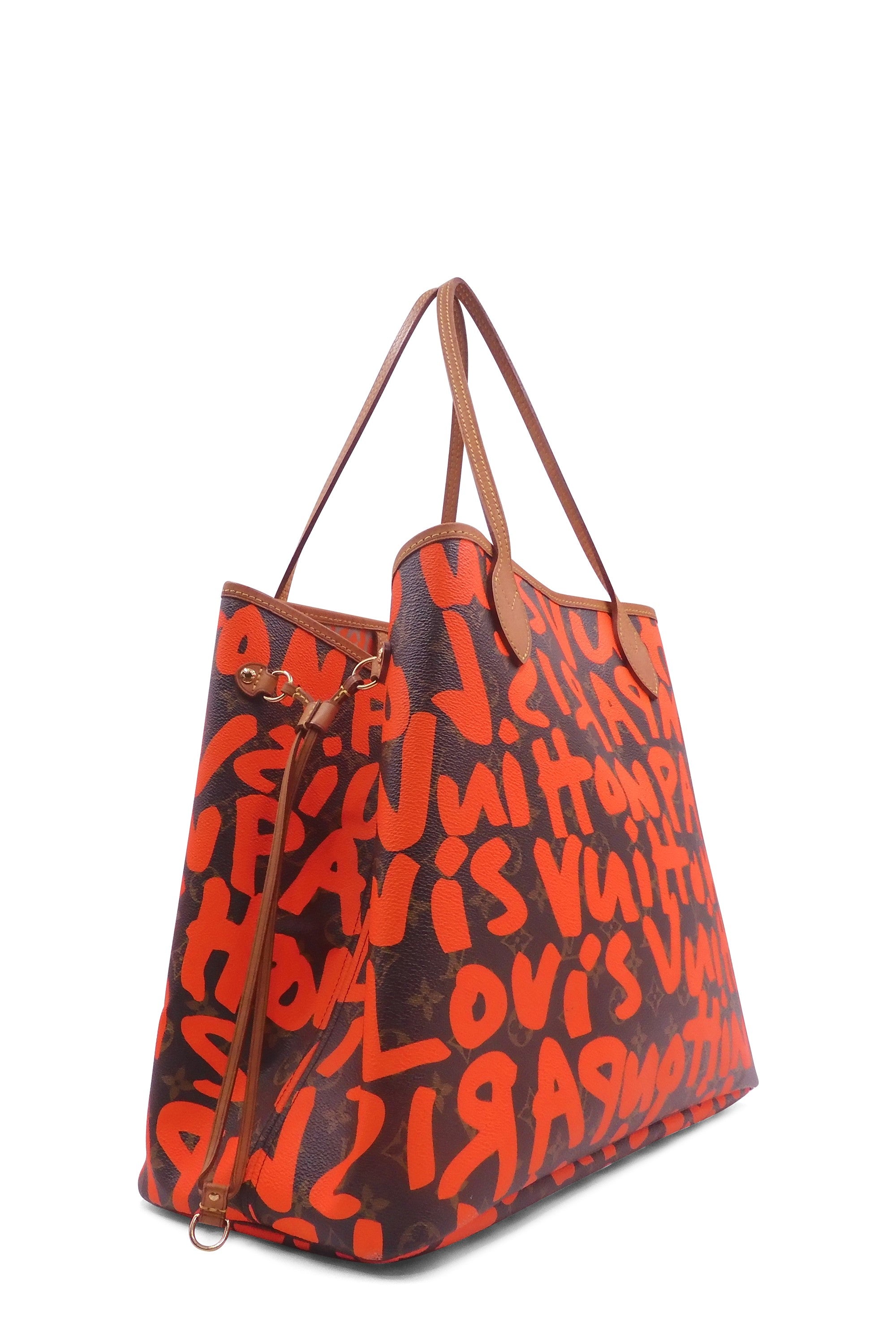 Louis Vuitton Monogram Graffiti Neverfull GM Tote Bag M93702 LV Auth am639g