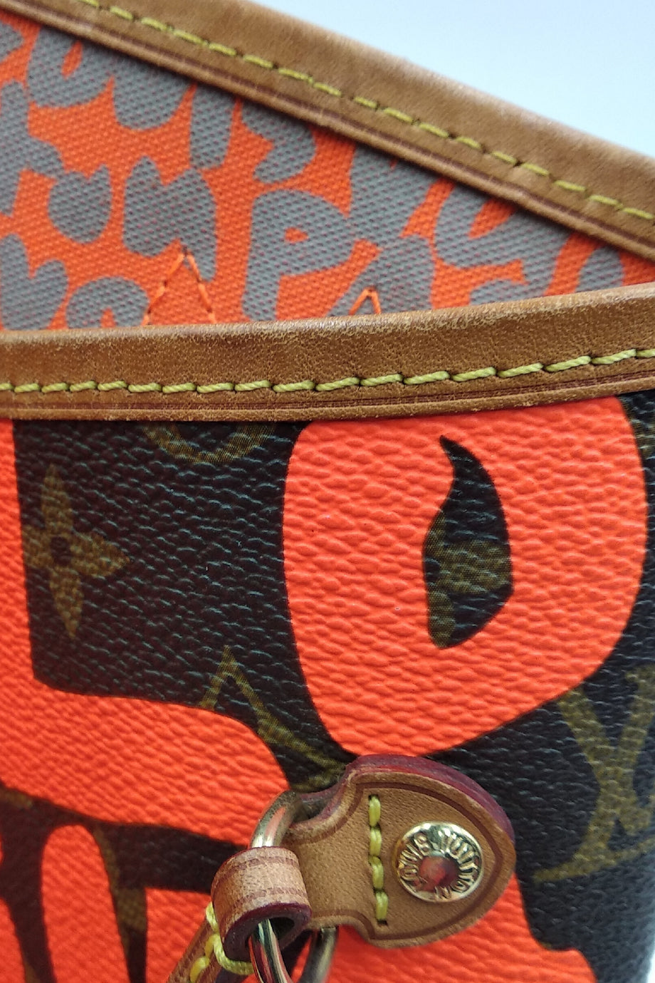 Louis Vuitton Monogram Graffiti Neverfull GM Orange