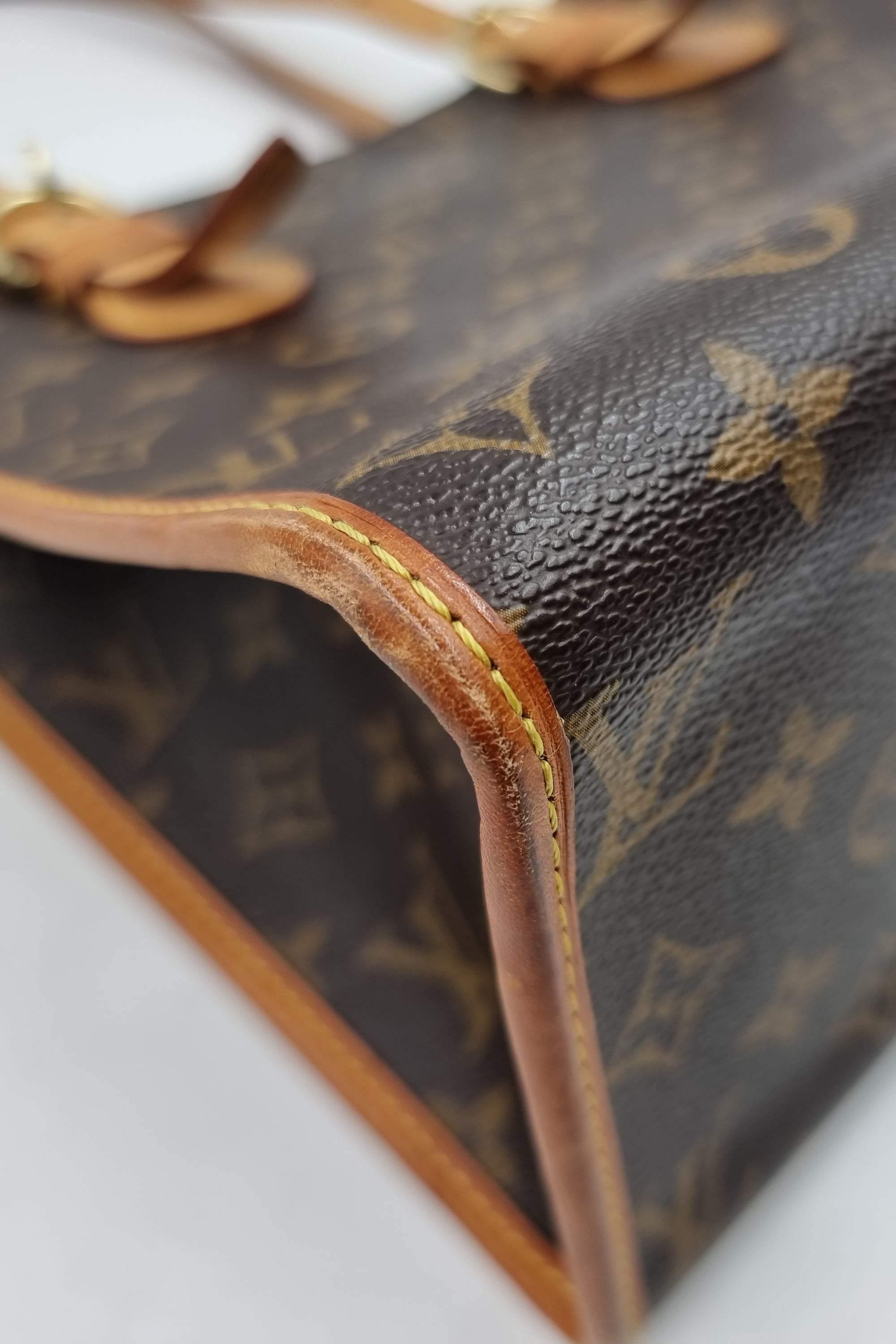 Popincourt leather handbag Louis Vuitton Brown in Leather - 35235379