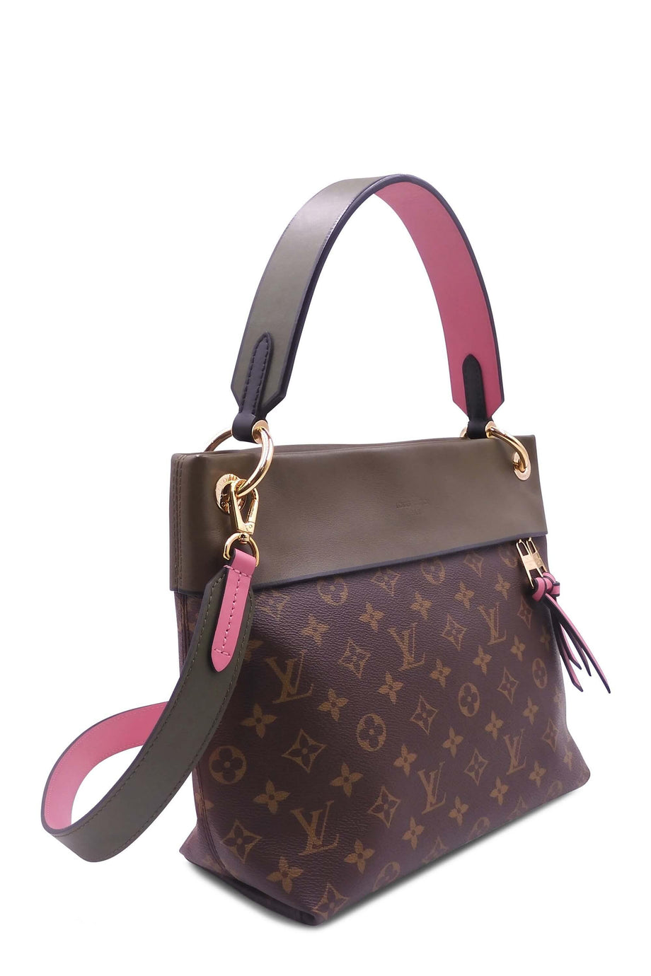 Brown Louis Vuitton Monogram Tuileries Besace Satchel