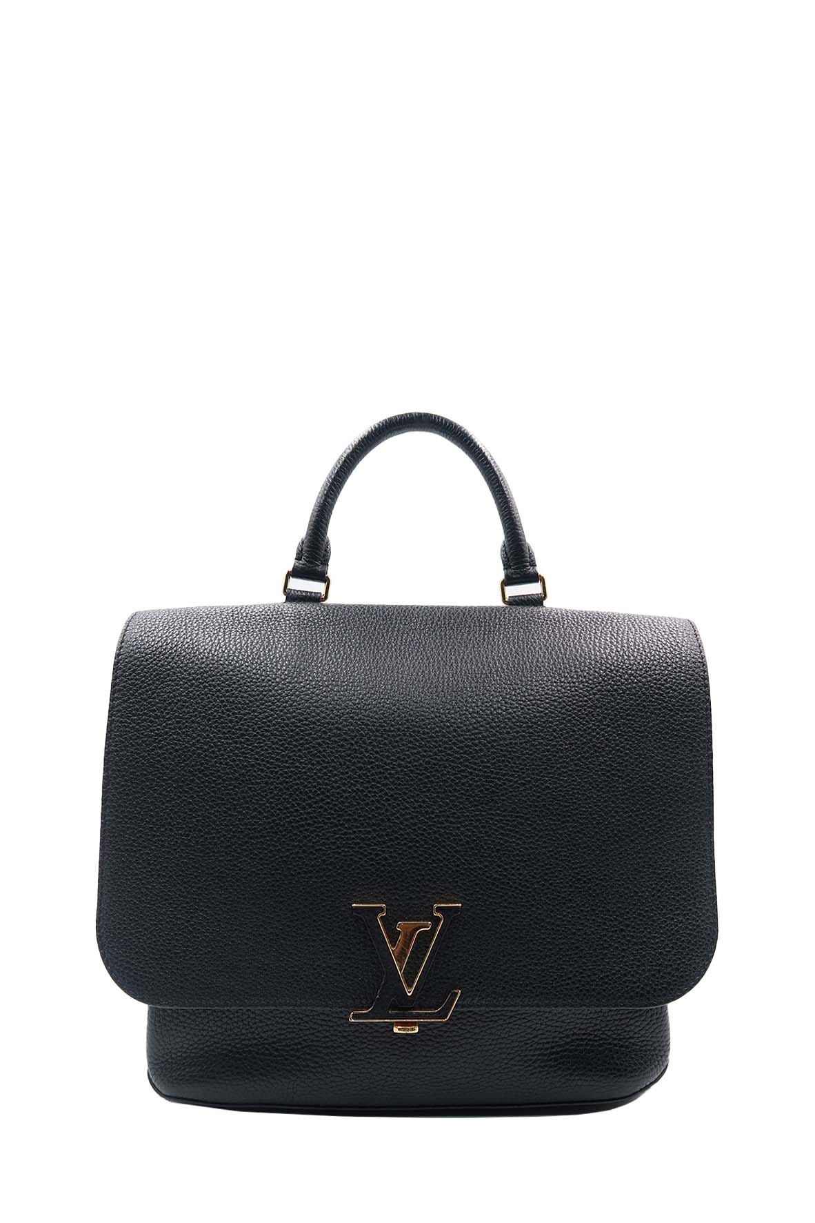 Louis Vuitton Noir Taurillon Volta Messenger Bag - Black Designer Bags