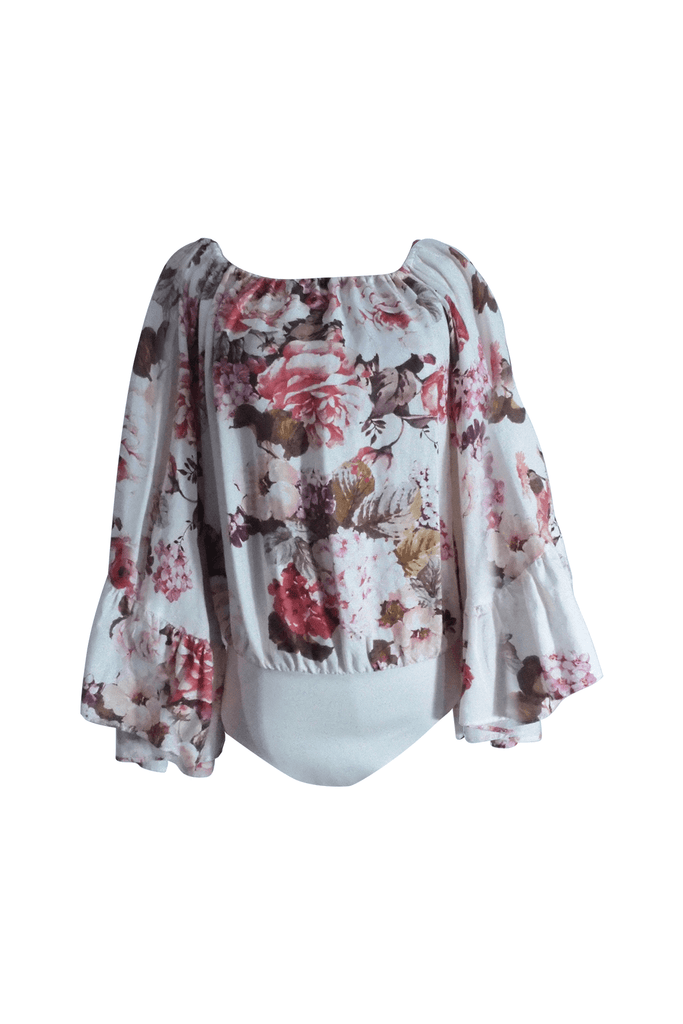 Floral Print Bardot Top - Second Edit