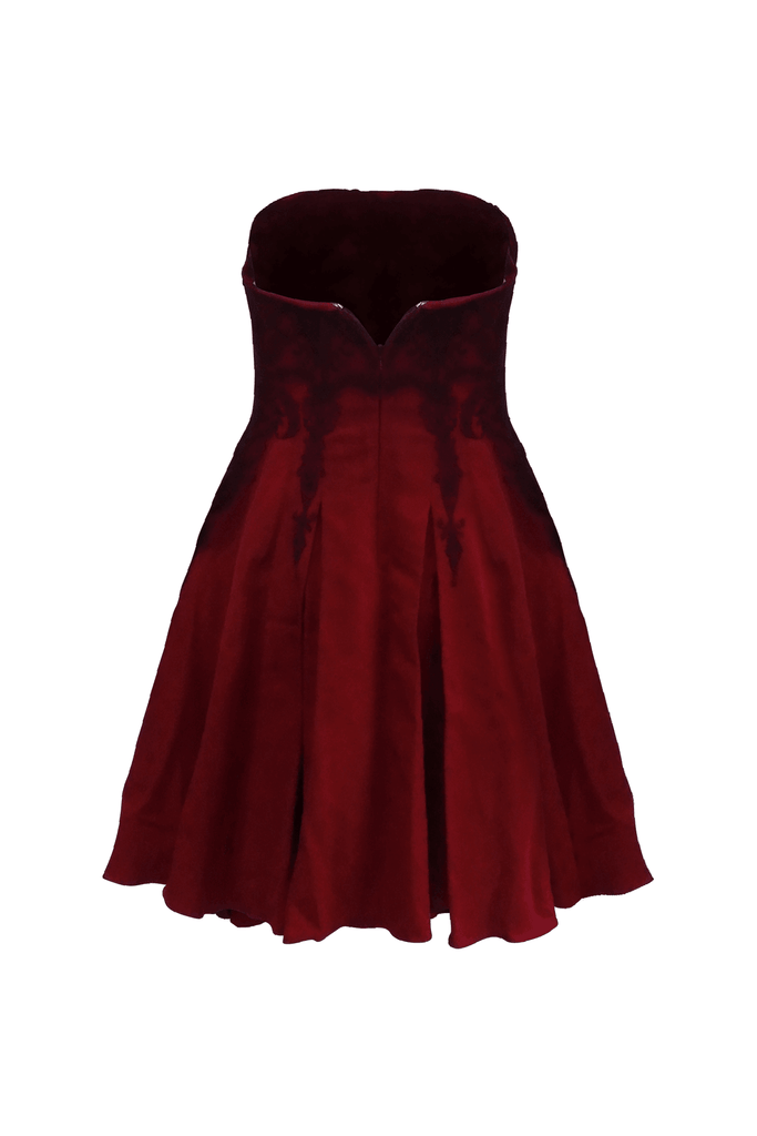 Red Bustier Tutu Dress - Second Edit