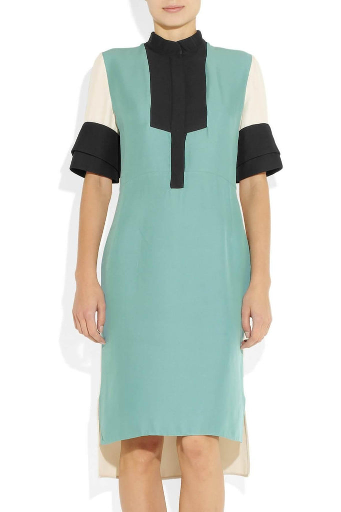 Marni Color Block Dress with Hemline - Style Theory Shop