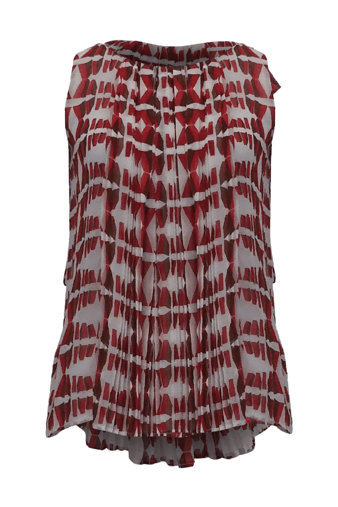 Pleated Printed Top - Second Edit