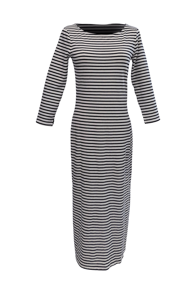 Massimo Dutti Stripe Jersey Dress - Style Theory Shop
