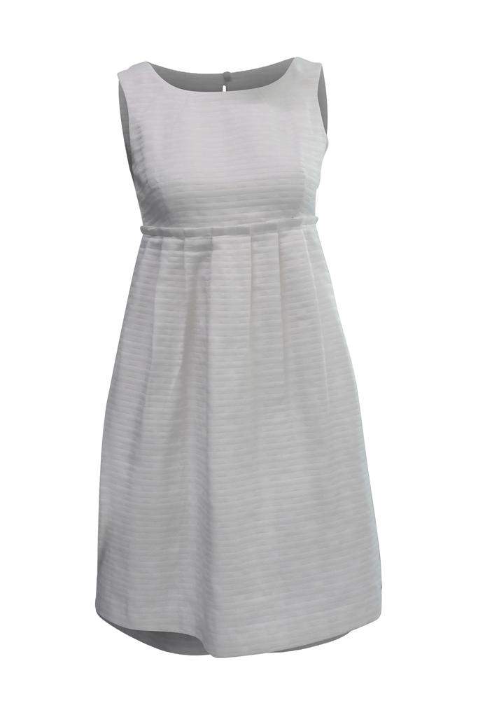 MAXANDCLEO White Textured Dress - Style Theory Shop