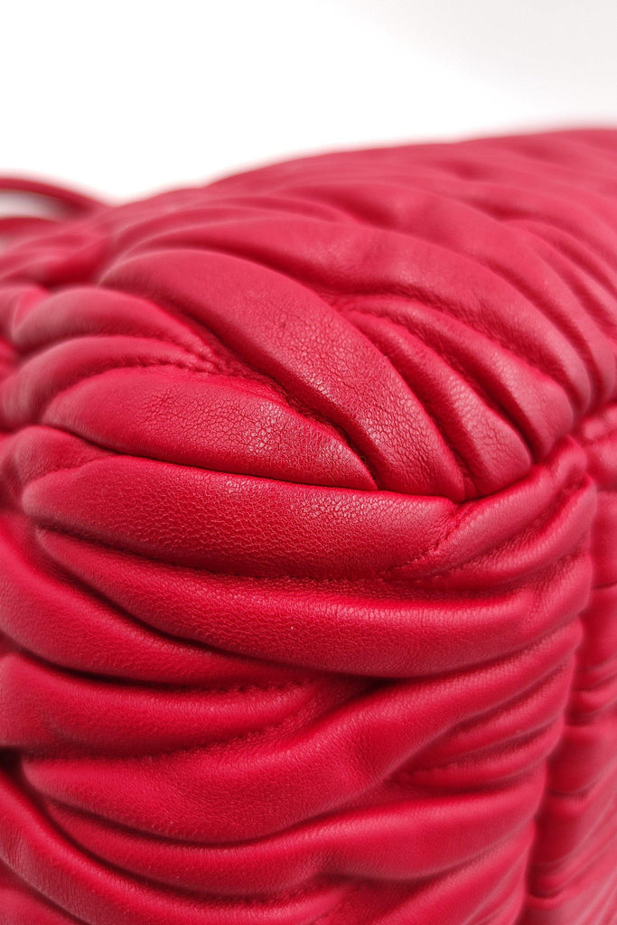 Matelasse Shoulder Bag Red - Second Edit
