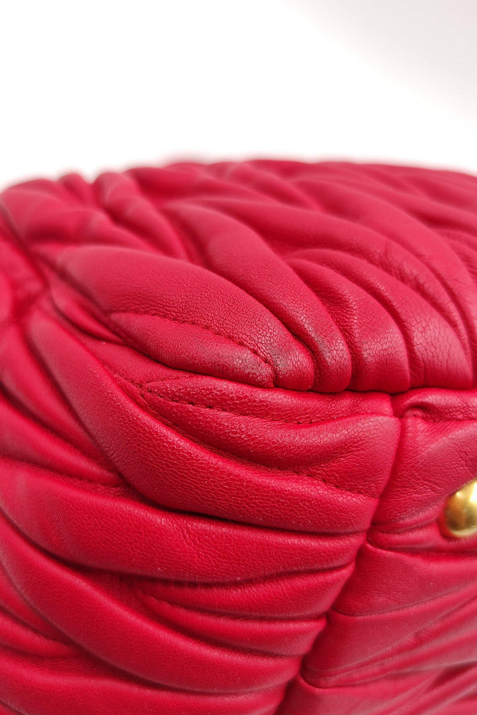 Matelasse Shoulder Bag Red - Second Edit