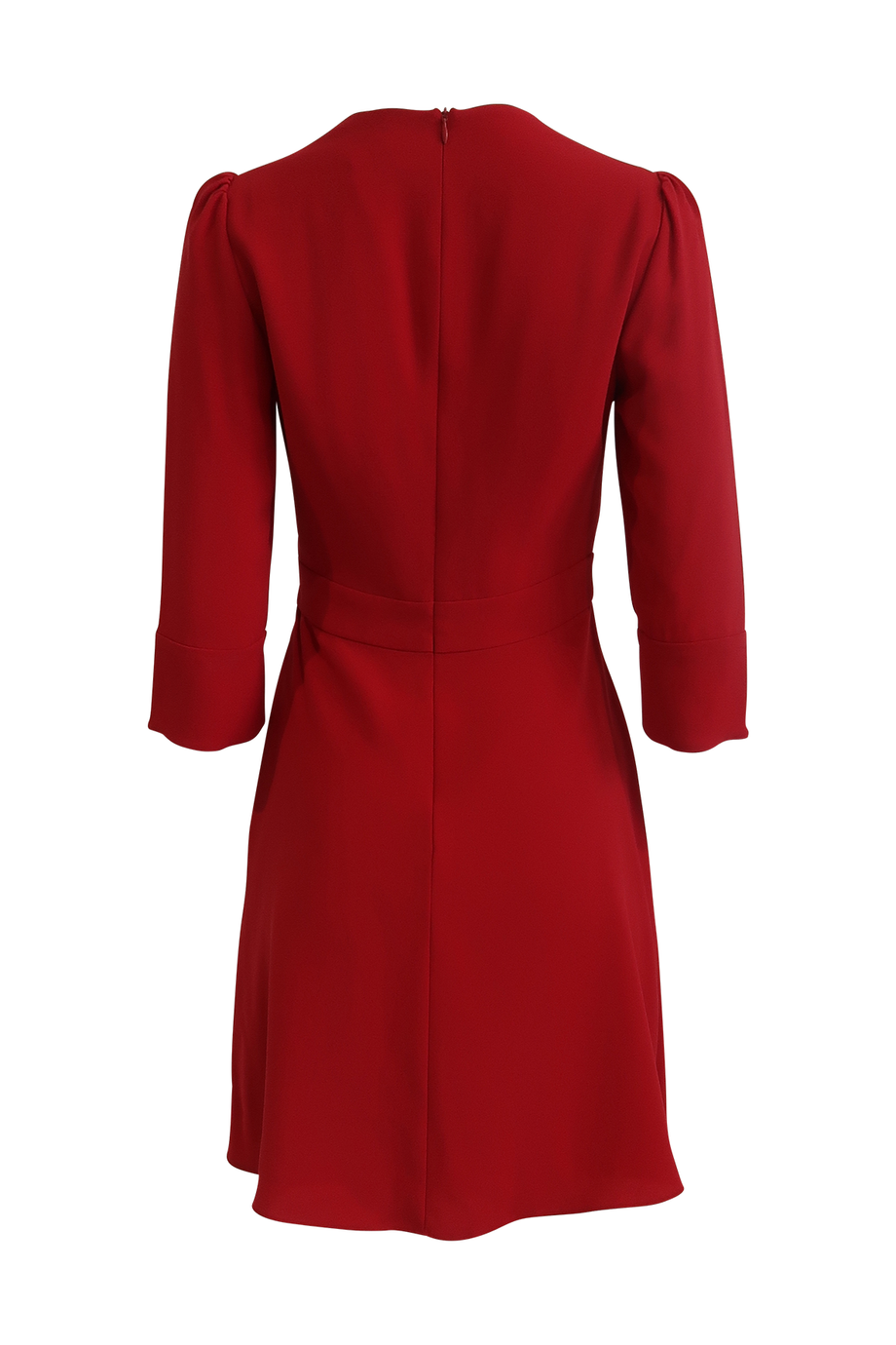 Karen millen best sale red wrap dress