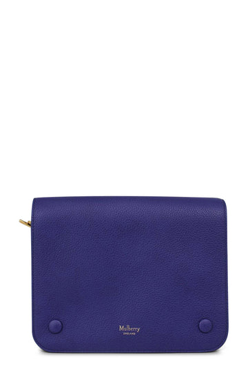 Mulberry Continental Small French Wallet in Purple | Lyst
