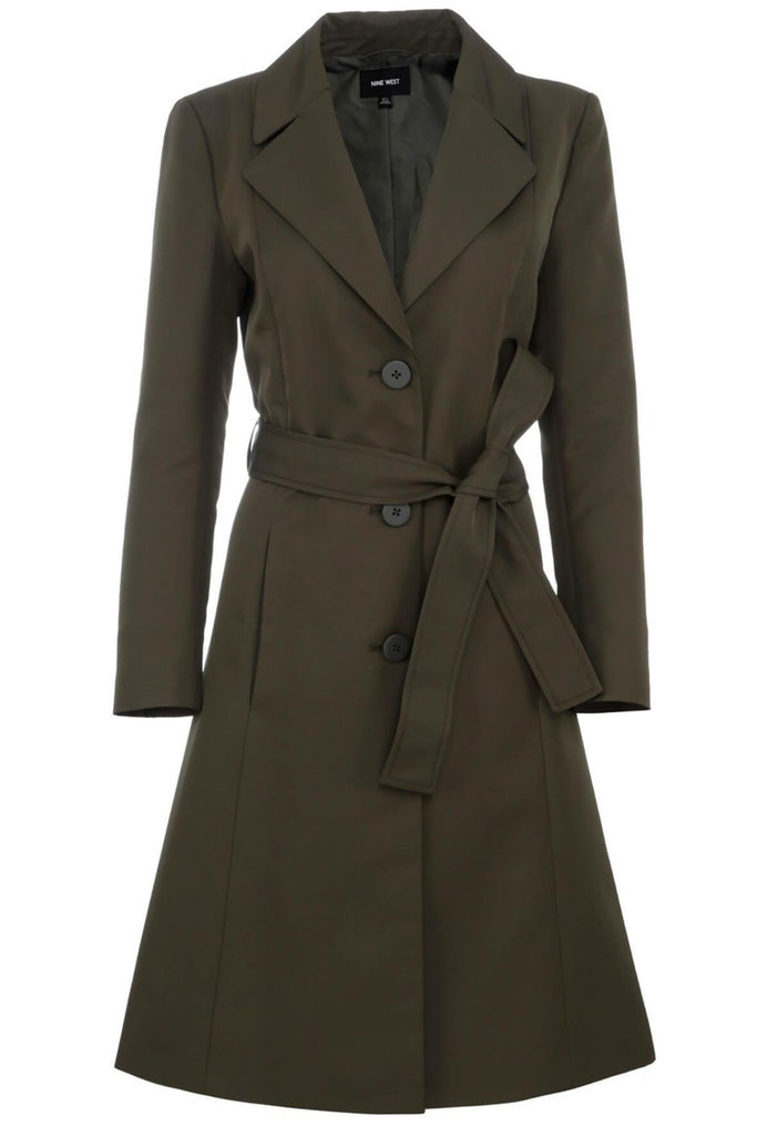 Nine West Long Trench Coat - Style Theory Shop
