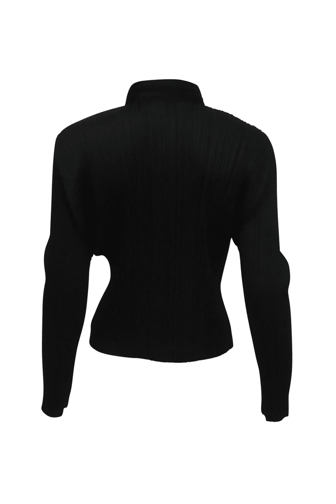 Pleated Top in Black - Second Edit