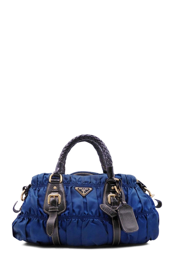 Gucci Black Leather Ruched Shoulder Bag - Yoogi's Closet