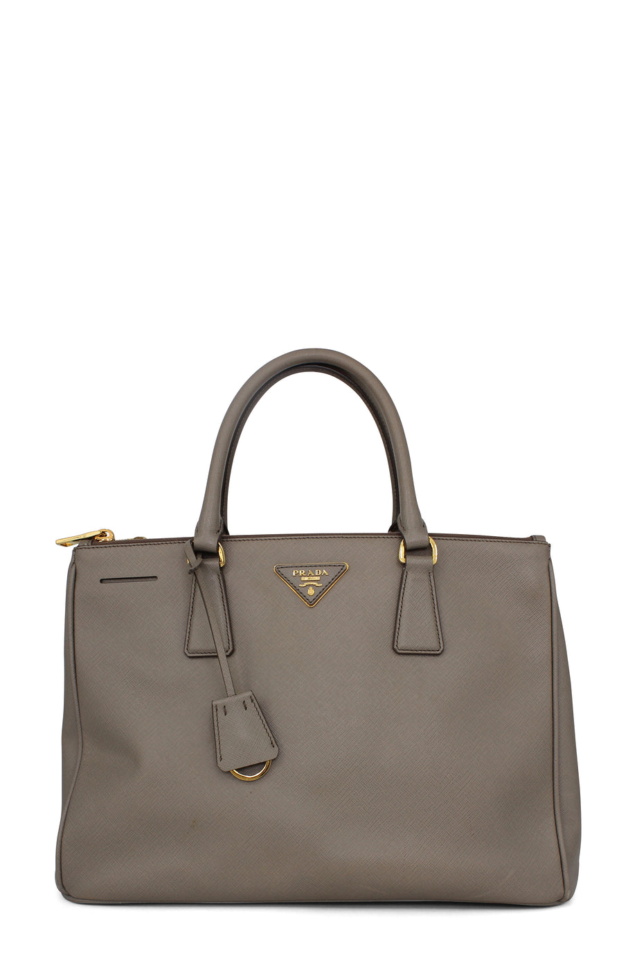 Buy Authentic, Preloved Prada Large Saffiano Lux Double Zip Tote