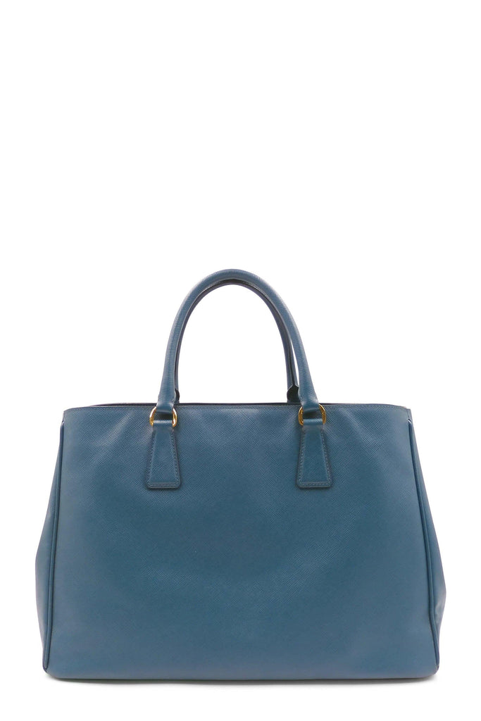Large Saffiano Lux Tote Teal - Second Edit