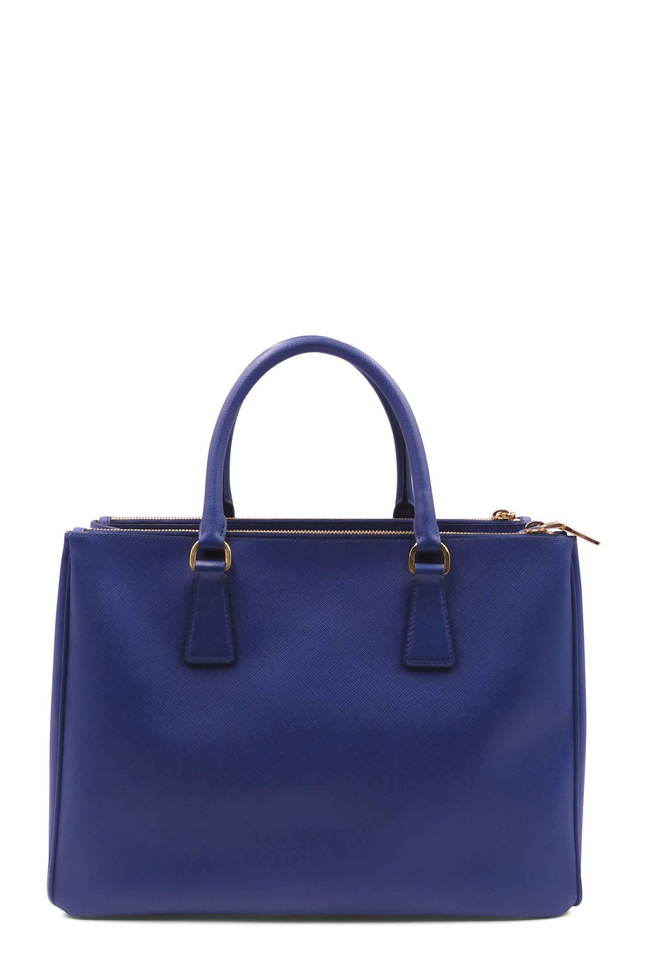 Buy Authentic Preloved Prada Medium Saffiano Lux Double Zip Tote Bluette Bags from Second Edit by Style Theory