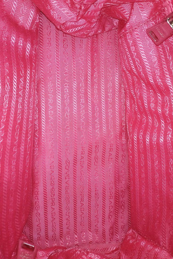 Quilted Tessuto Impuntu 2 Way Tote Pink - Second Edit