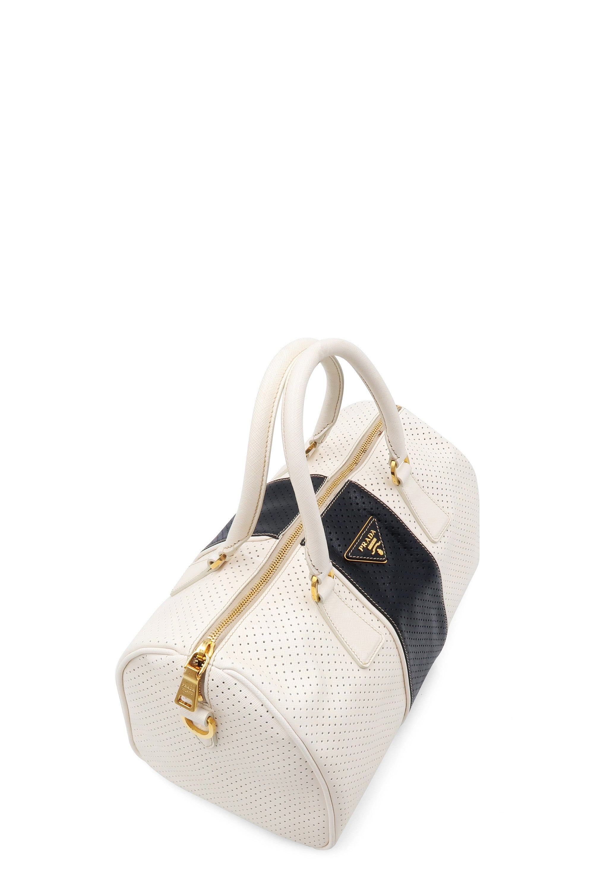 Prada Saffiano Boston Shoulder Bag – Just Gorgeous Studio