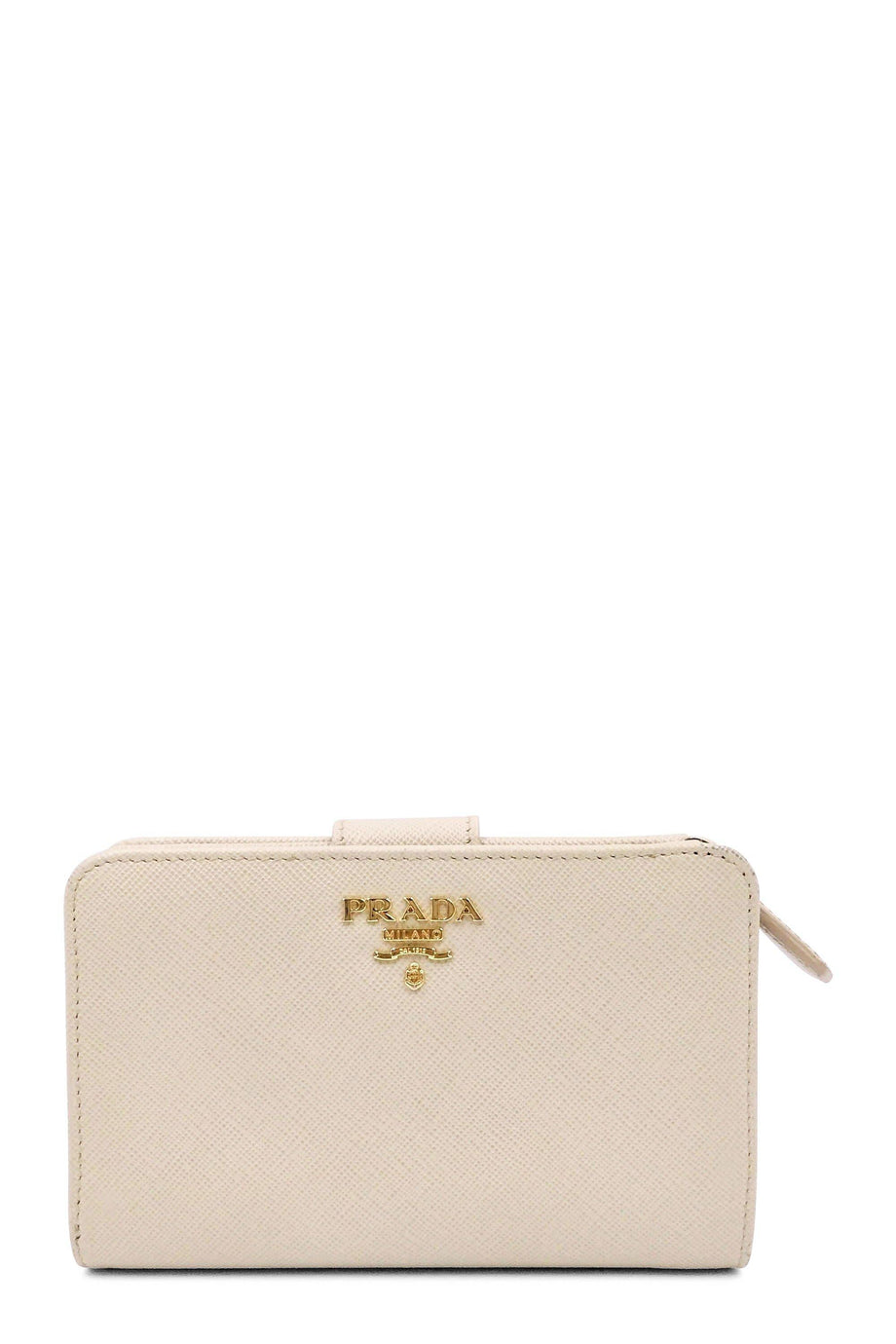 Prada Preloved Saffiano Leather French Wallet
